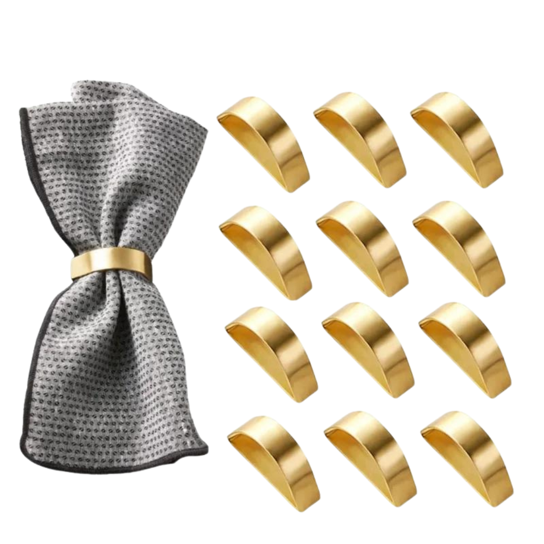 Anel para Guardanapo Dourado