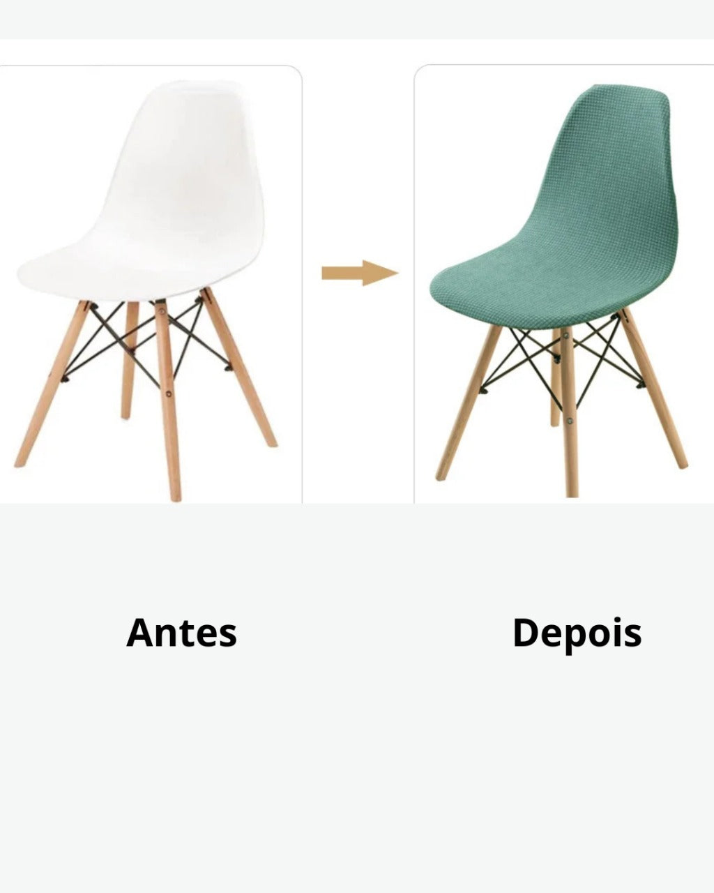 Capa de Cadeira Jacquard à Prova d'Água Curta e Ajustável para Sala de Jantar ou Festa