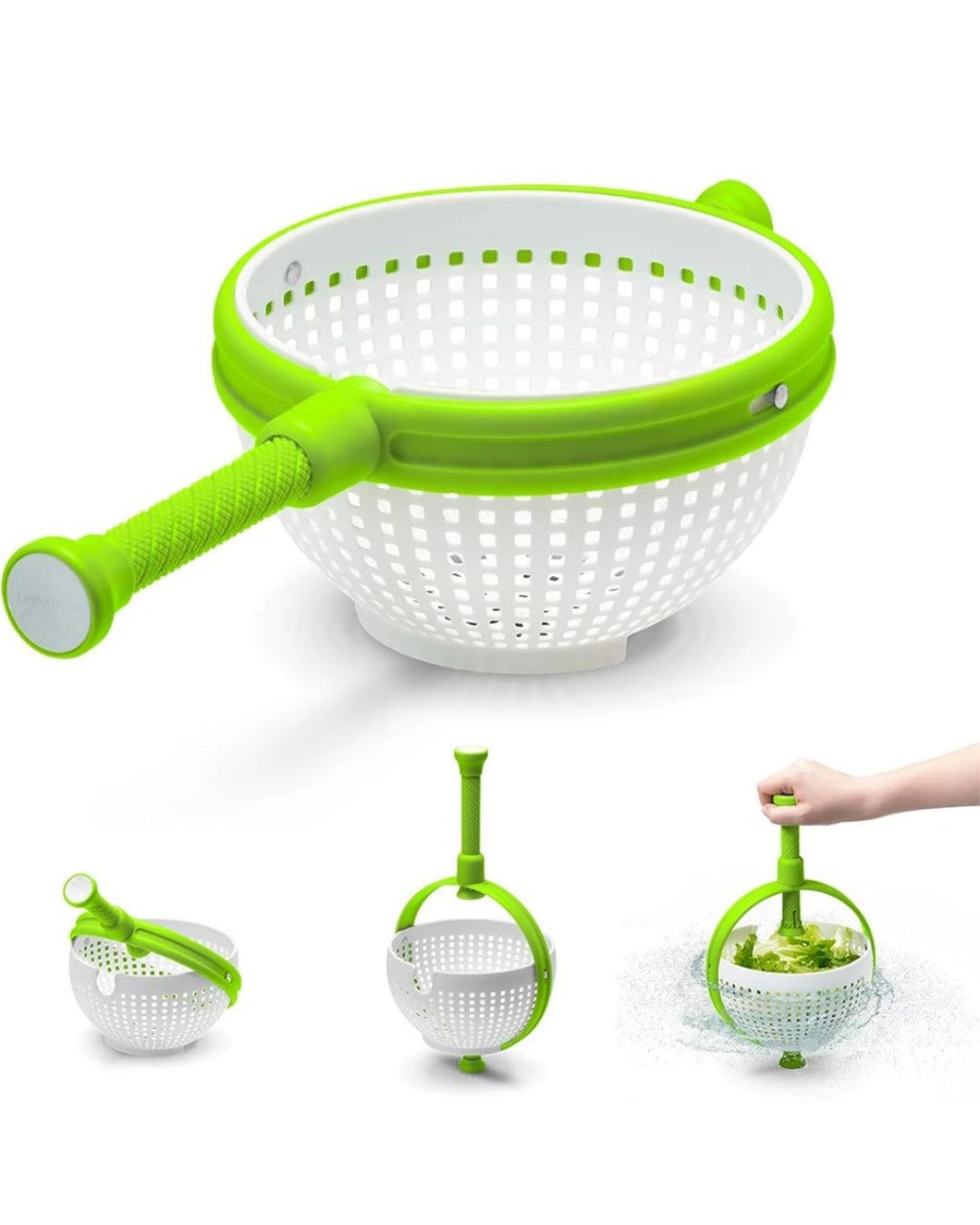 Centrífuga de Salada com Alça Dobrável para Frutas e Vegetais