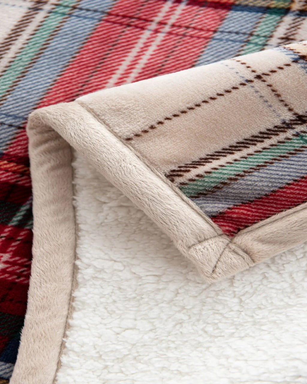 Cobertor de Flanela Dupla Face com Lã de Cordeiro Aconchego para Dormitório e Cama
