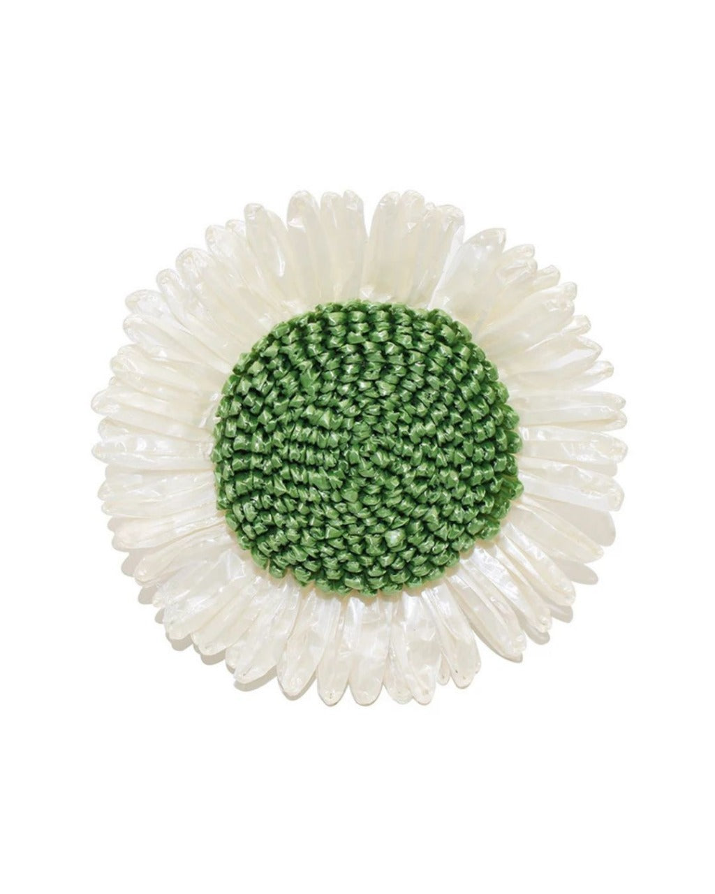 Conjunto de Anéis de Guardanapo Flor Verde Kit com 6 para Festa e Decoração