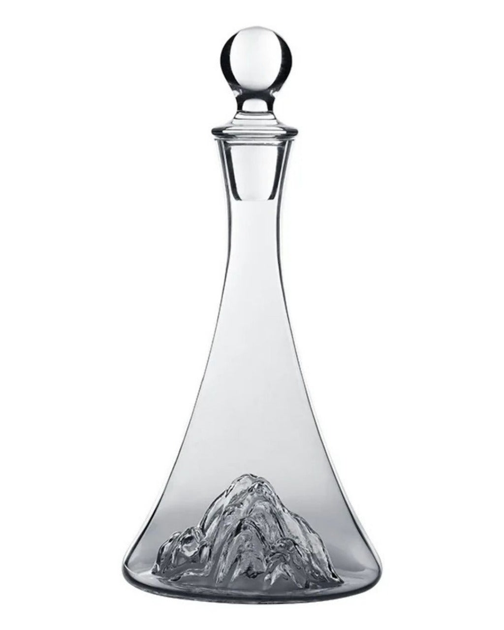 Decantador de Vidro Transparente Moderno para Vinho e Brandy Ideal para Festas e Jantares