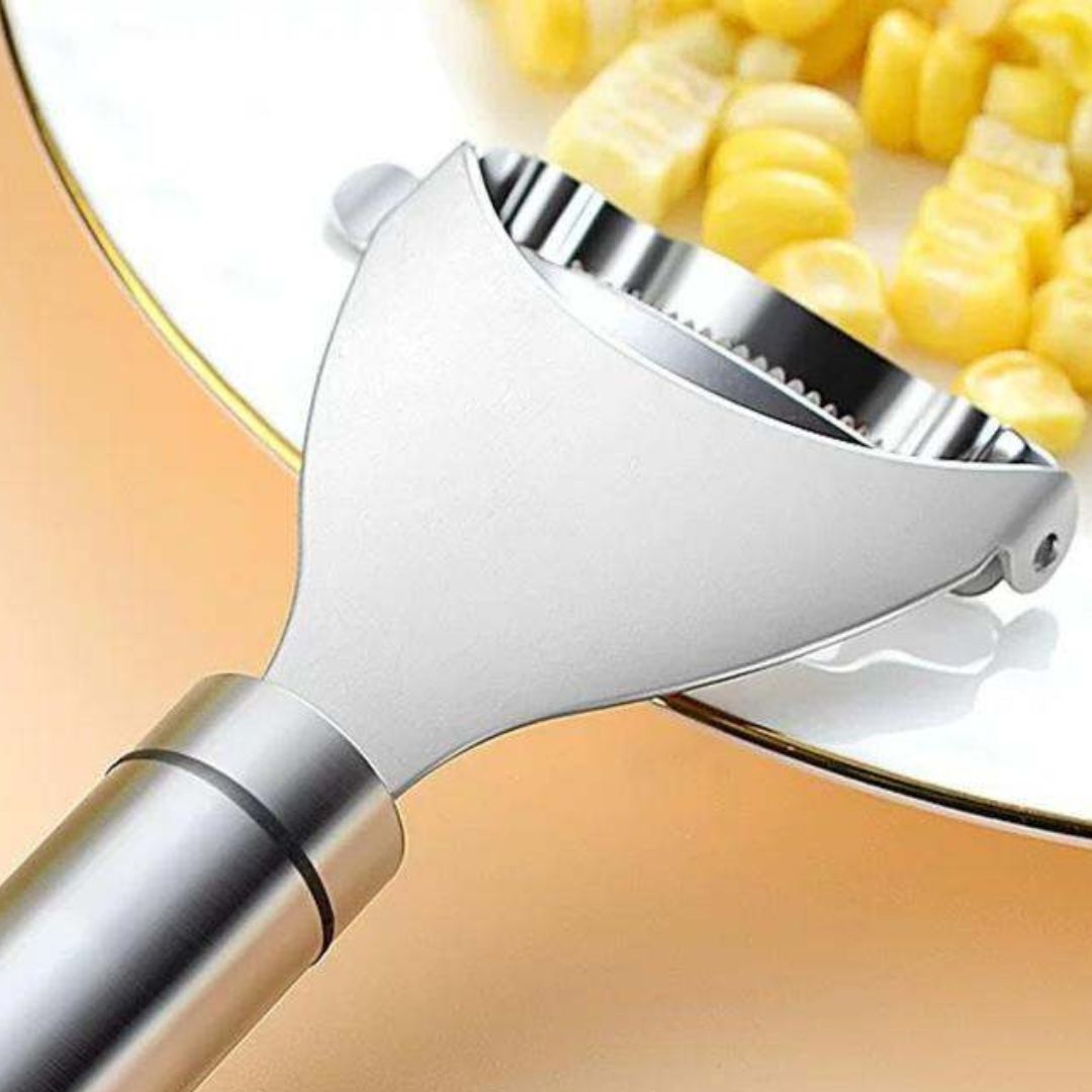 Descascador de Milho em Aço Inoxidável com Cabo Ergonômico