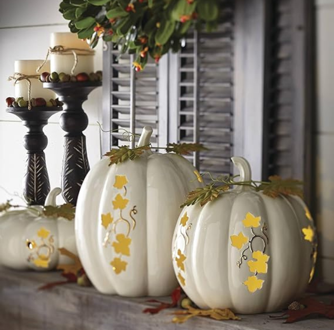 Abóbora Moderna iluminada Halloween