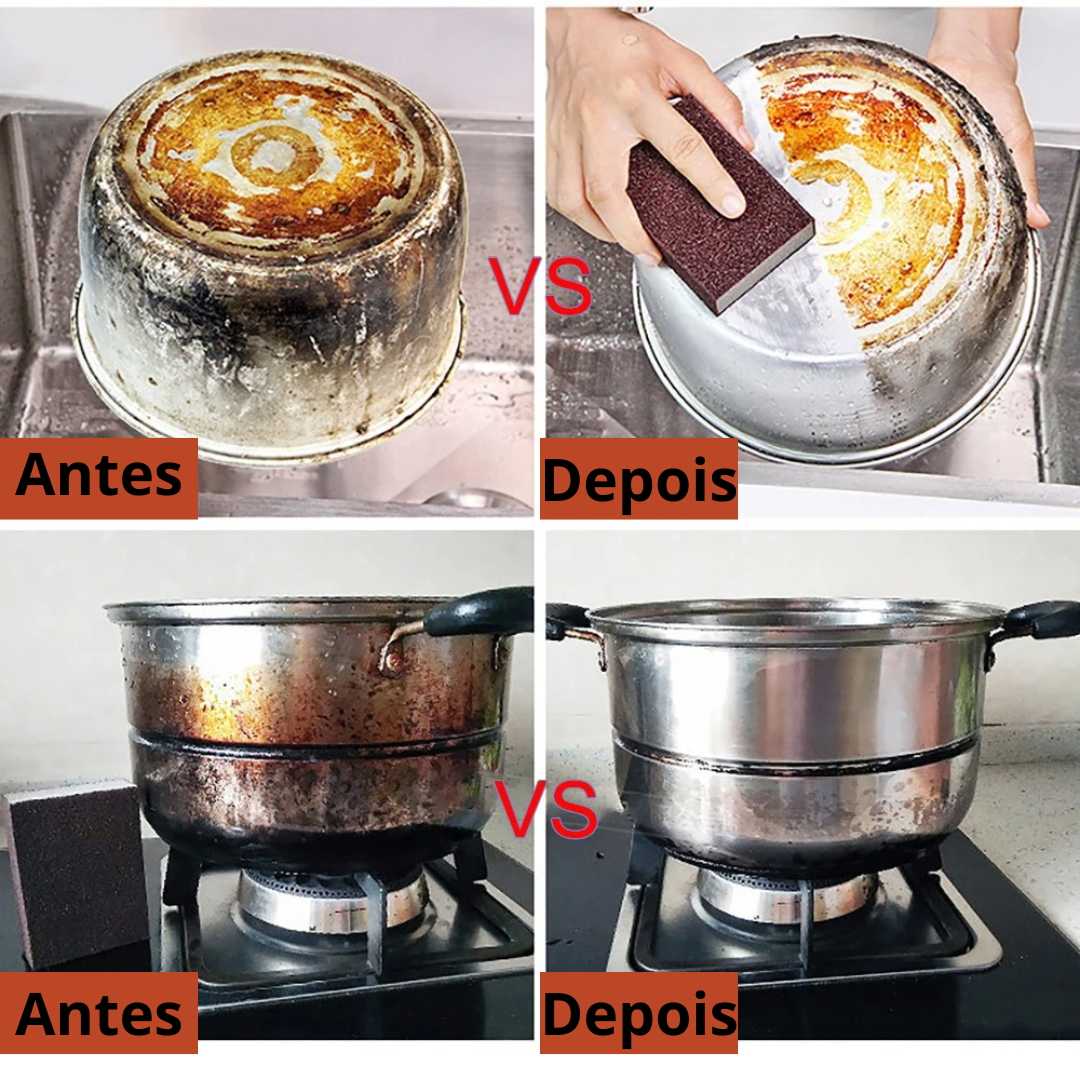 Escova de Esponja Mágica de Cozinha