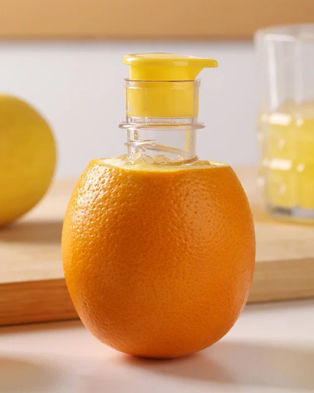 Espremedor Manual de Frutas Cítricas Portátil