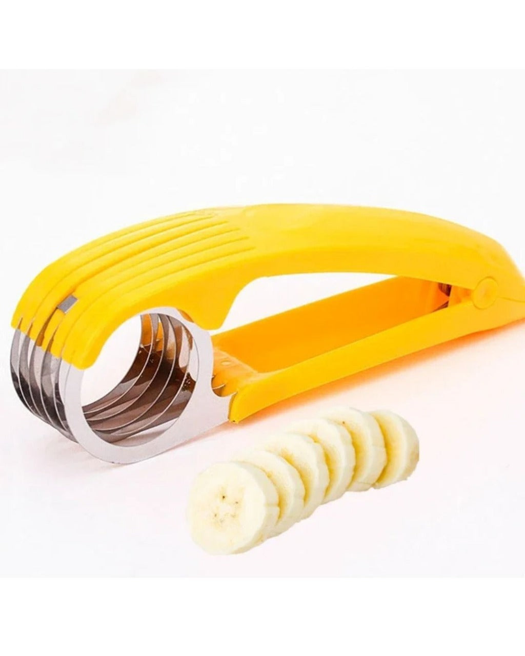 Fatiador de Banana e Frutas Cortador de Cozinha Prático e Ergonômico