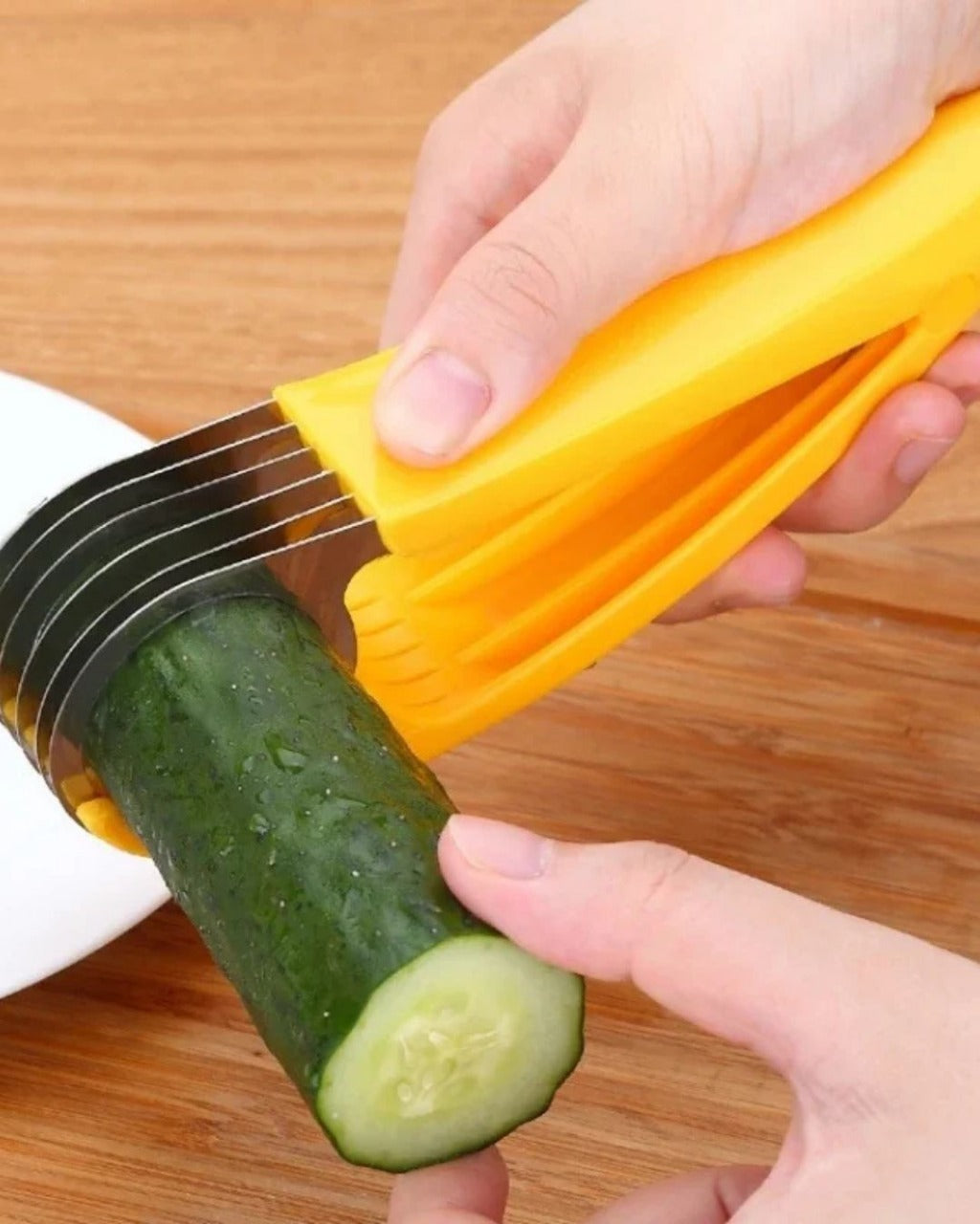 Fatiador de Banana e Frutas Cortador de Cozinha Prático e Ergonômico