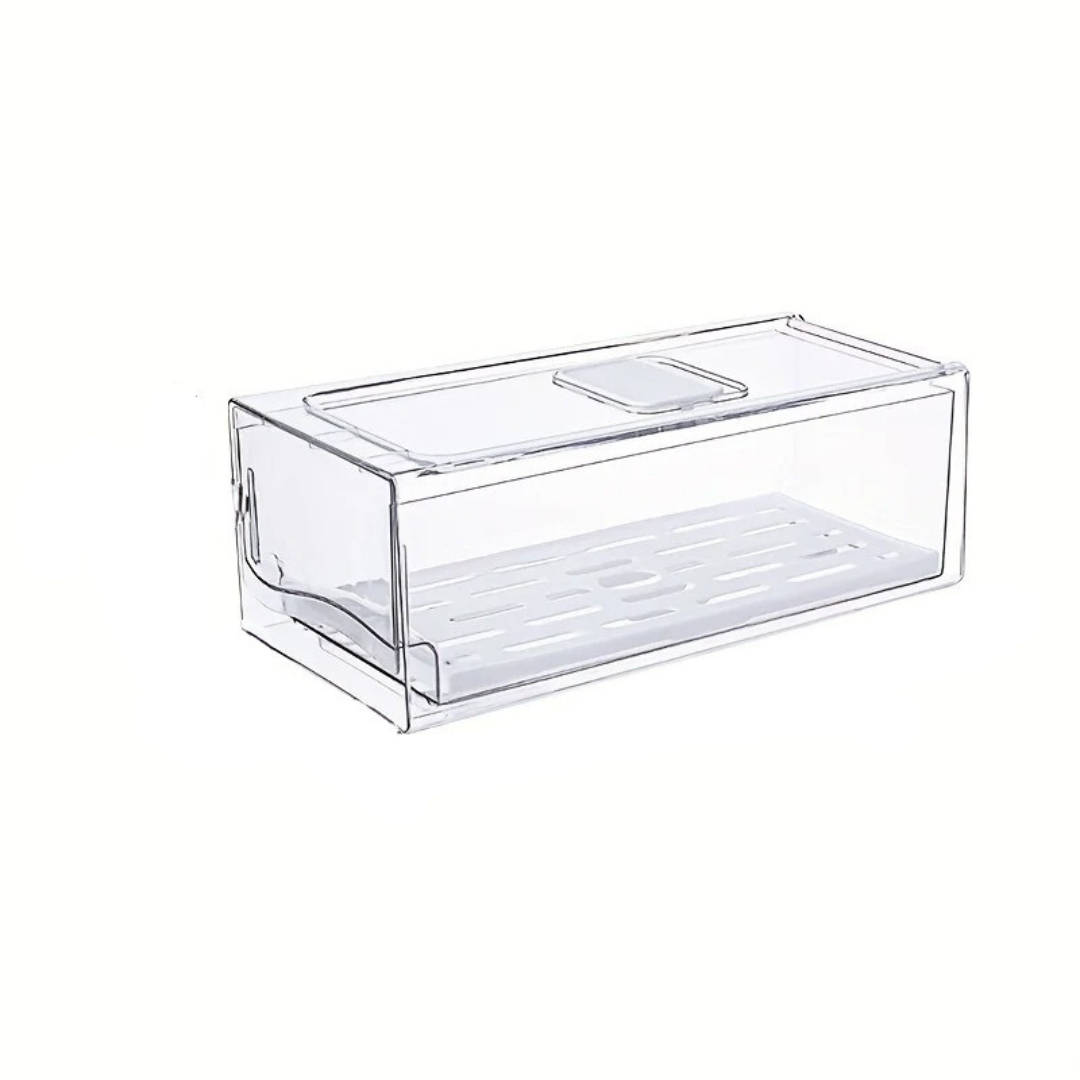 Gaveta Organizadora de Geladeira Transparente