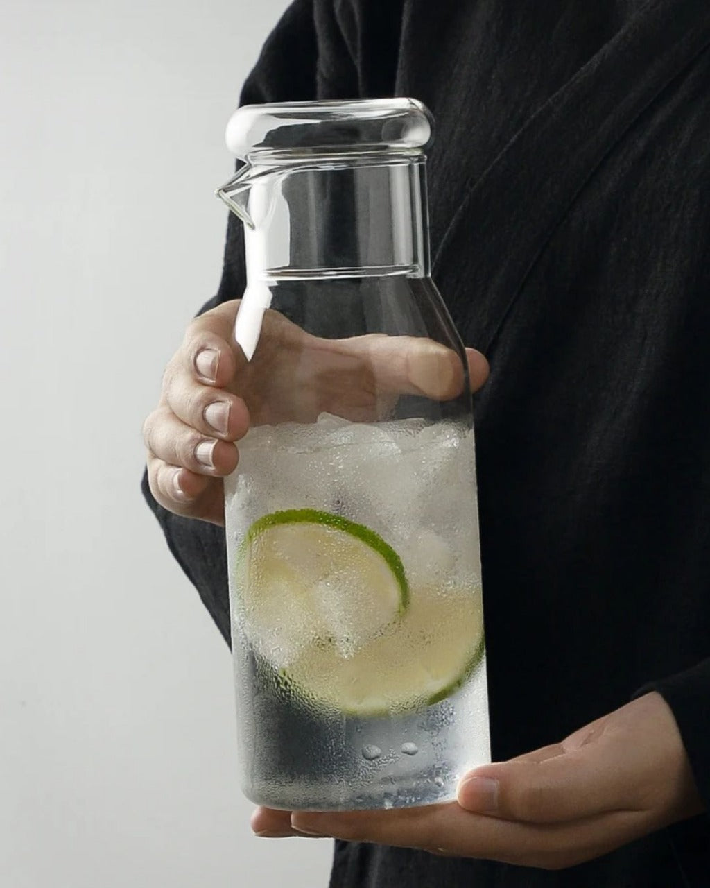 Jarra de Vidro Transparente Resistente ao Calor Para Água Suco e Café