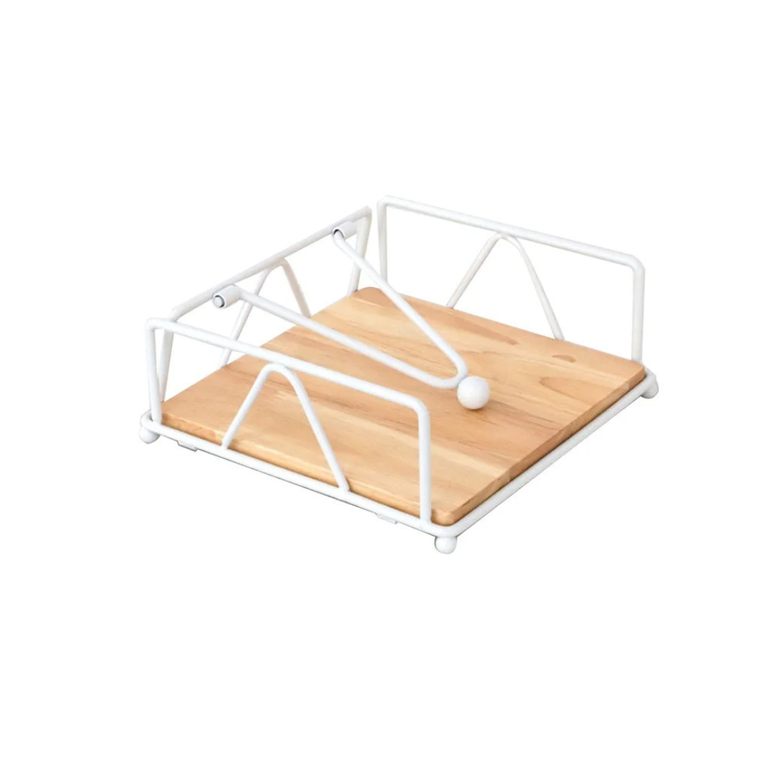 Porta-Guardanapos de Metal com Braço Tensor Estilo Retro