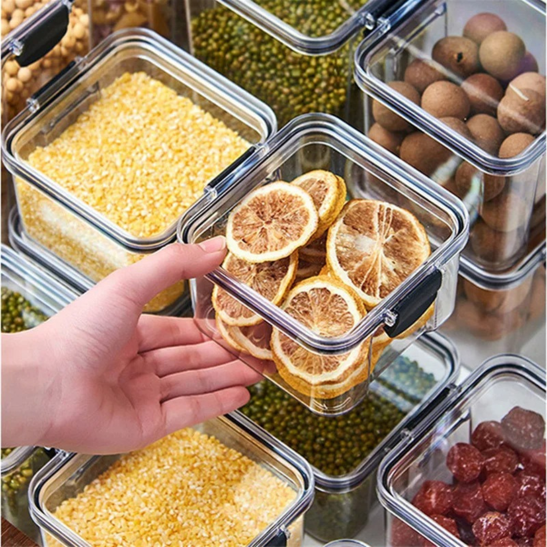 Pote de Armazenamento de Alimentos com Vedação à Prova de Umidade