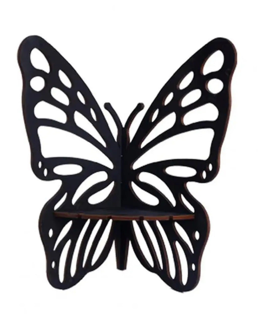 Prateleira de Canto de Parede em Madeira Estilo Boho