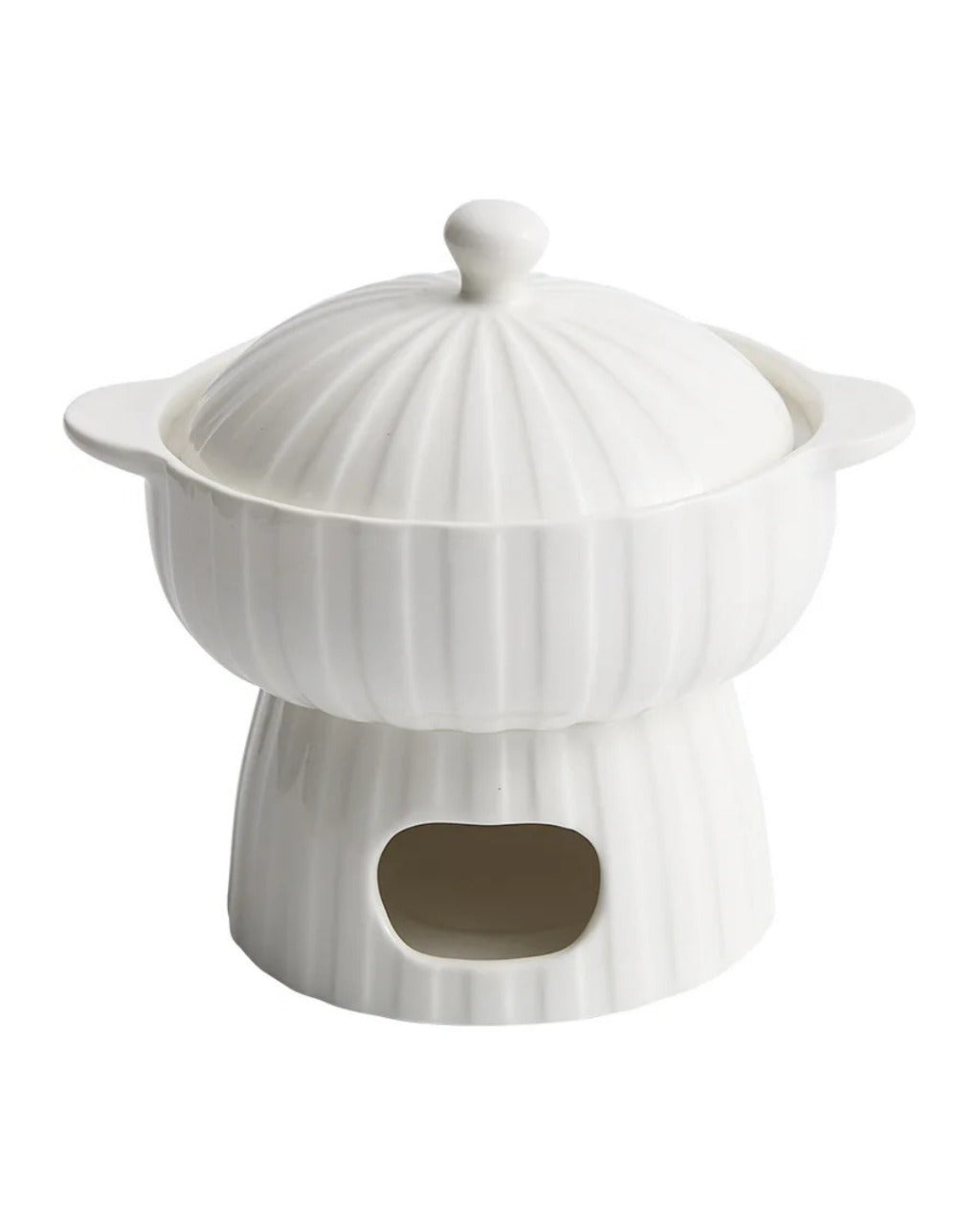 Prato de Cerâmica Térmico para Servir Refeições Quentes