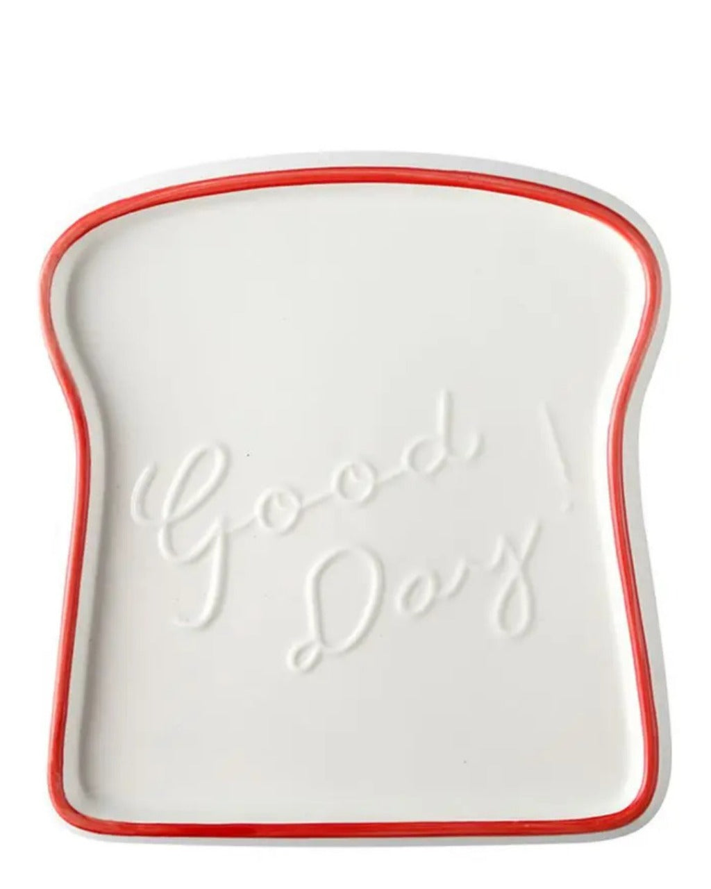 Prato de Cerâmica em Formato de Pão Ideal para Café da Manhã e Sobremesas