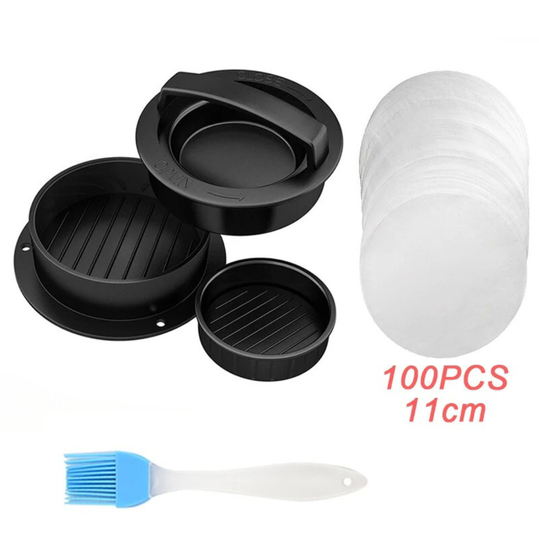 Prensa de Carne para Hambúrguer Antiaderente com Alça Ergonômica