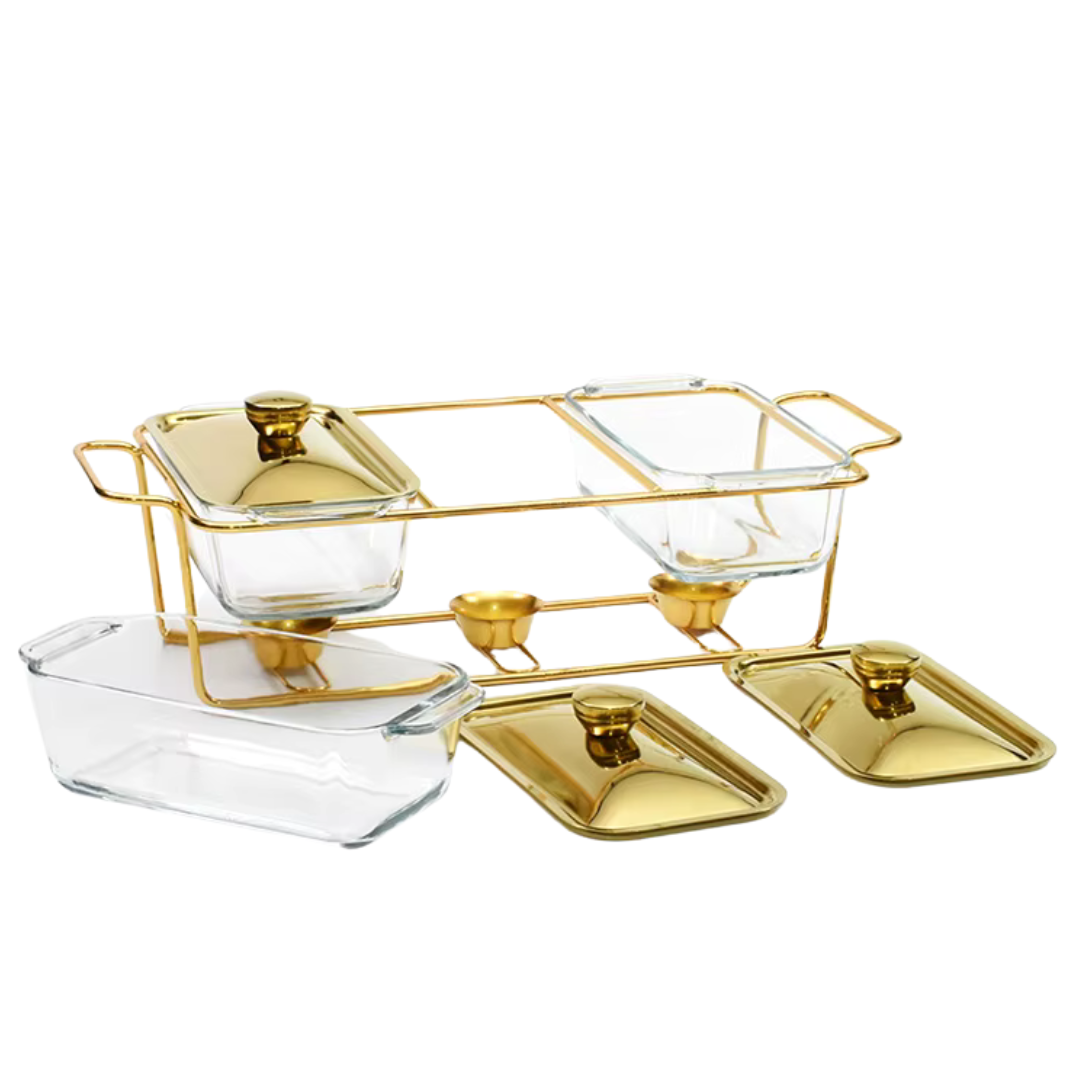 Rechaud Aquecedor de Alimentos Luxo para Buffet