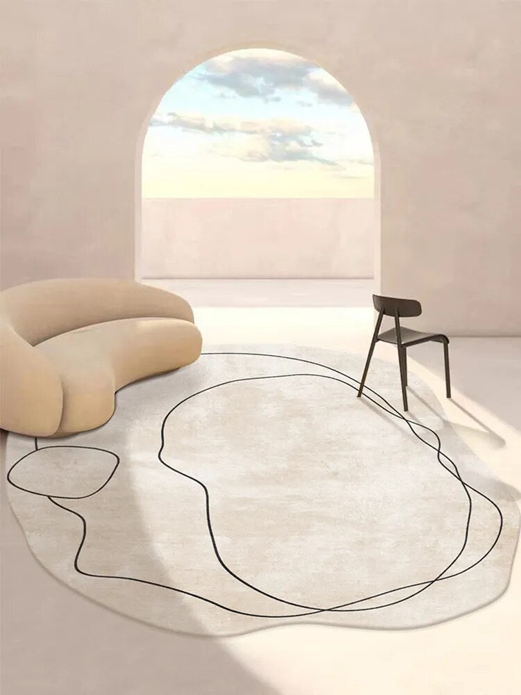 Tapete Decorativo Orgânico Abstrato Irregular - Coleção Atenas