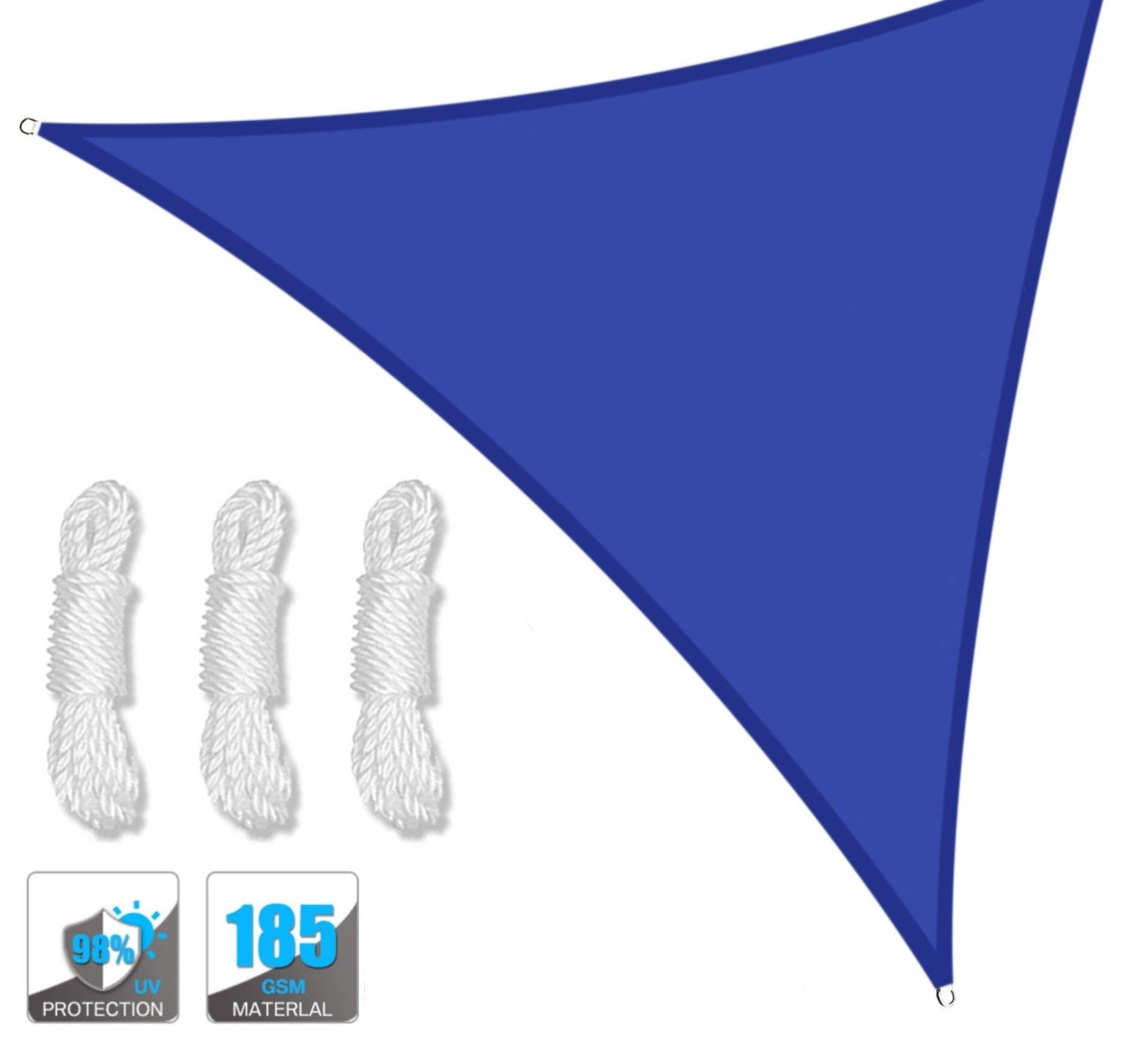 Toldo Triangular Portátil Impermeável Flexível e Resistente Com Proteção UV