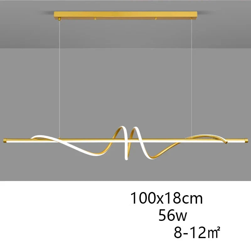 Luminária Pendente Moderna Aurora