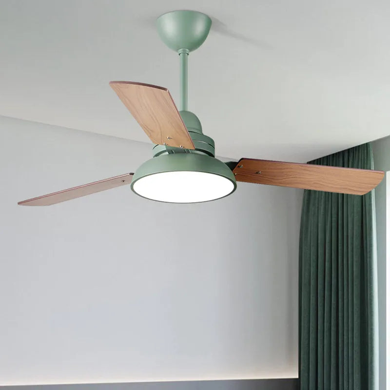 Ventilador de teto moderno com Luminária - ZenithBreeze Street