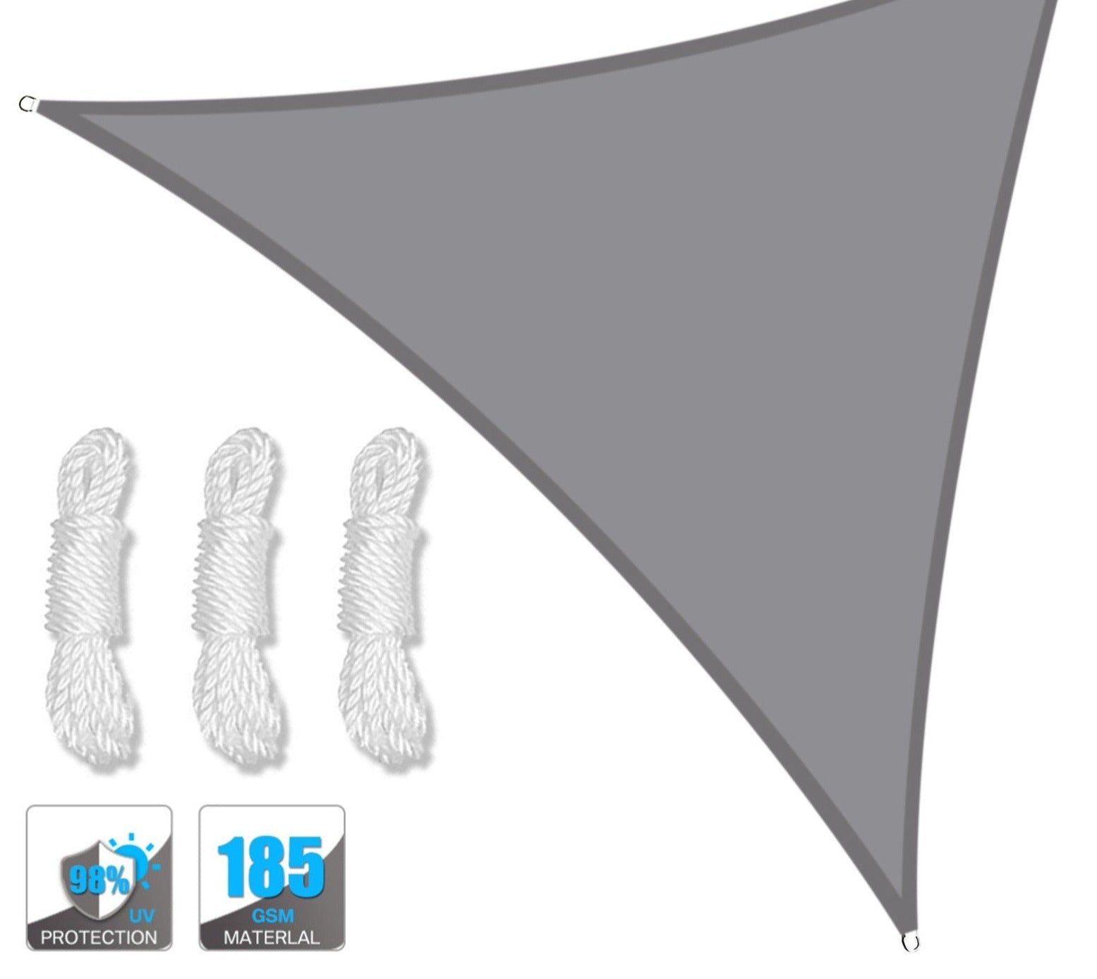 Toldo Triangular Portátil Impermeável Flexível e Resistente Com Proteção UV