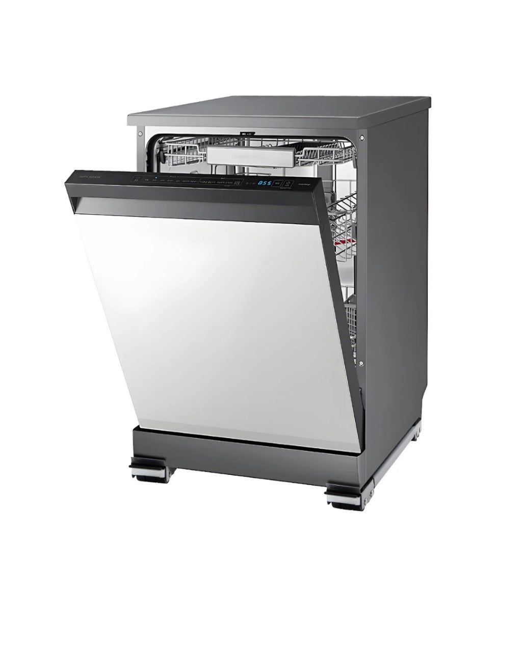 Suporte Móvel com Rodinhas Ajustável para Geladeira Máquina de Lavar e Móveis