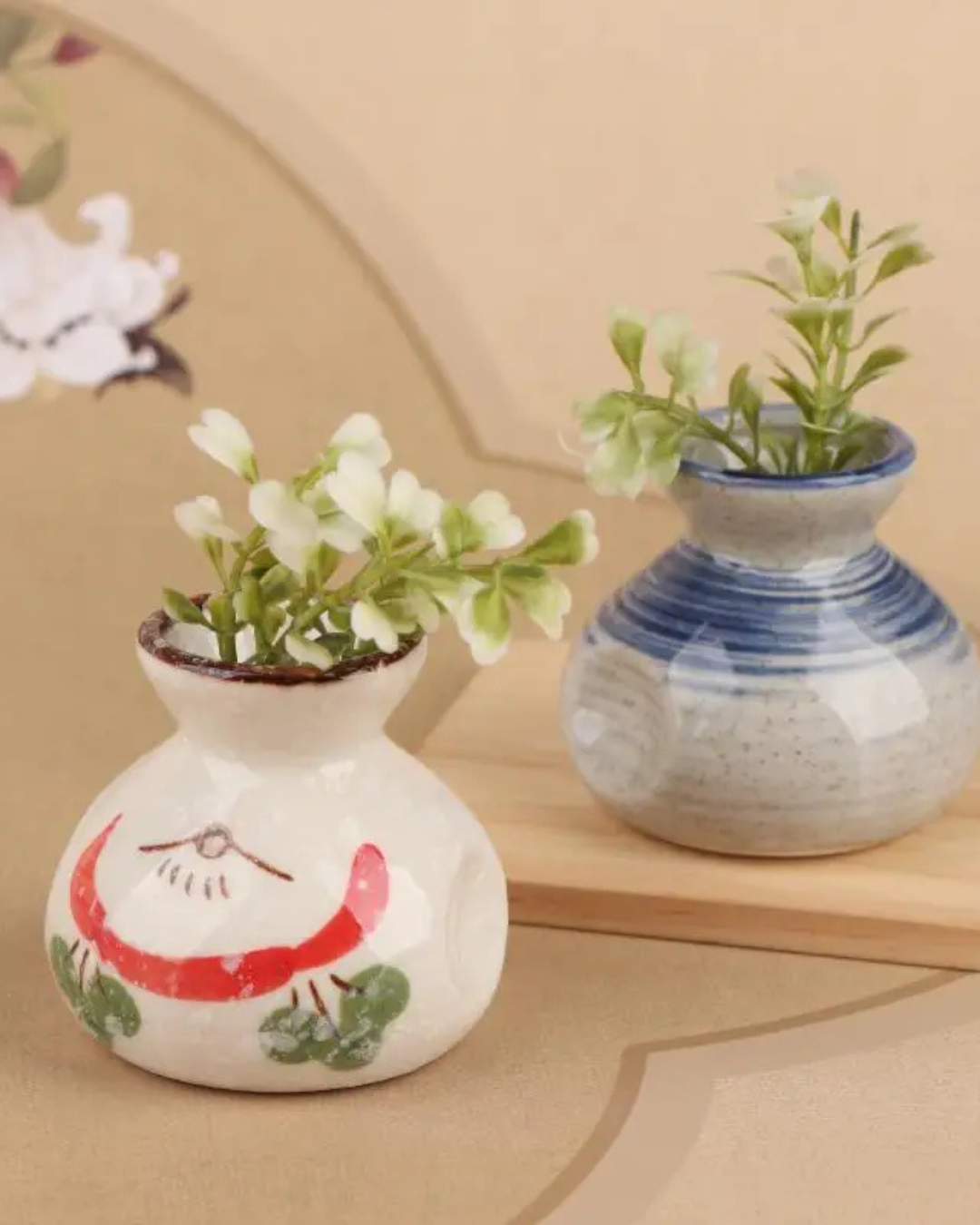 Suporte de Palito de Cerâmica Estilo Chinês para Mesa