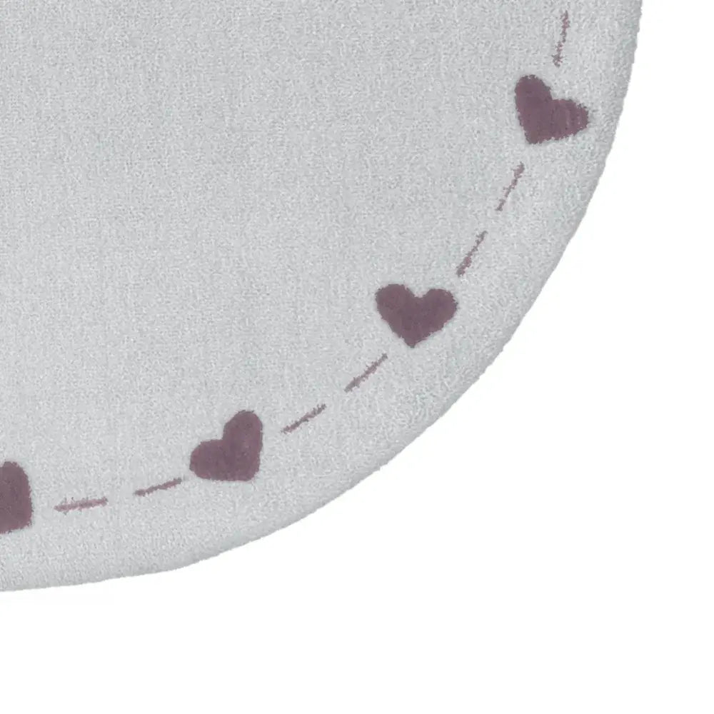 Tapete Infantil Redondo Coleção Amor Perfeito