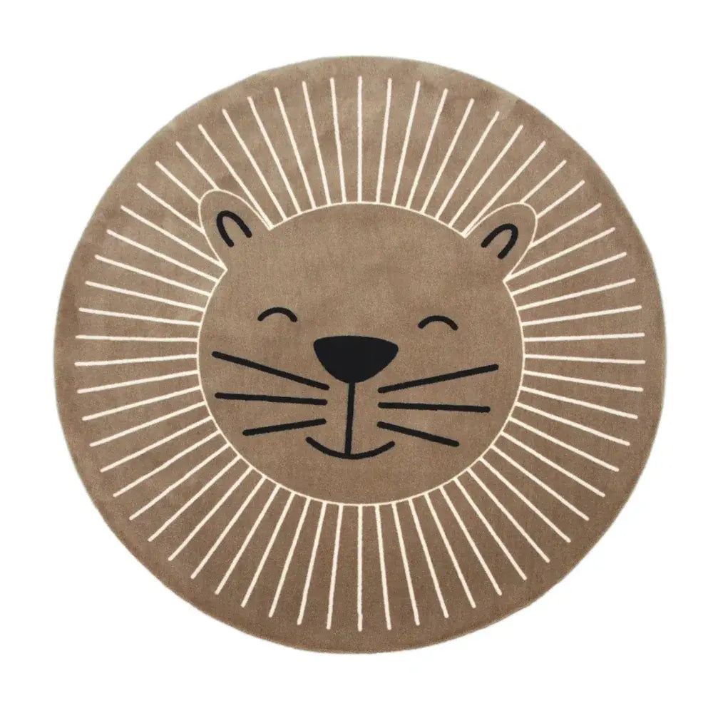 Tapete Infantil Redondo Coleção Safari Fun