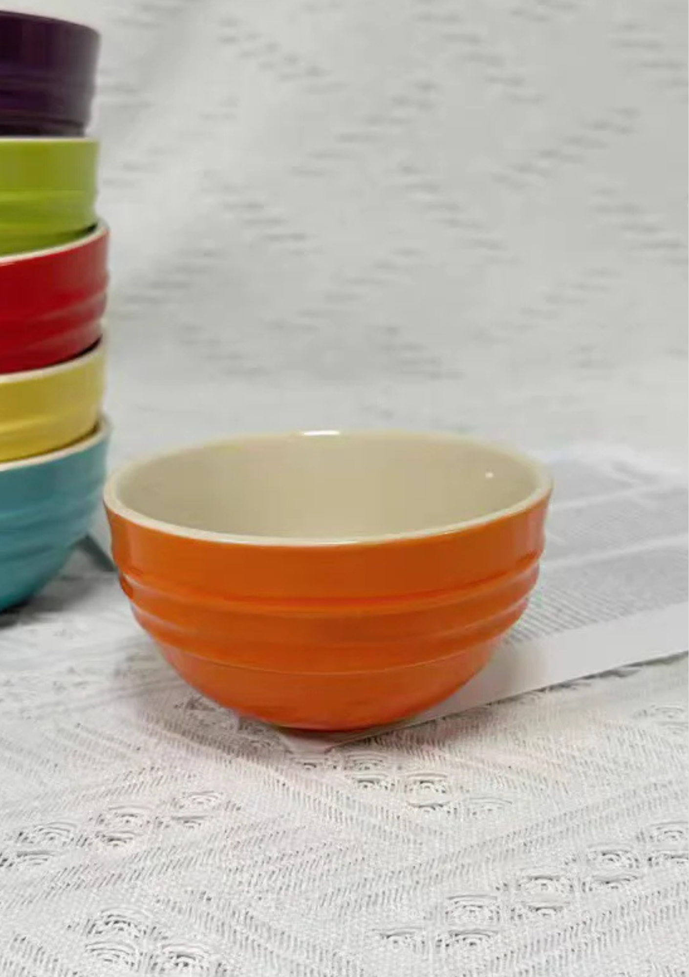 Tigela de Cerâmica Redonda Alta Qualidade para Arroz Sopas e Sobremesas