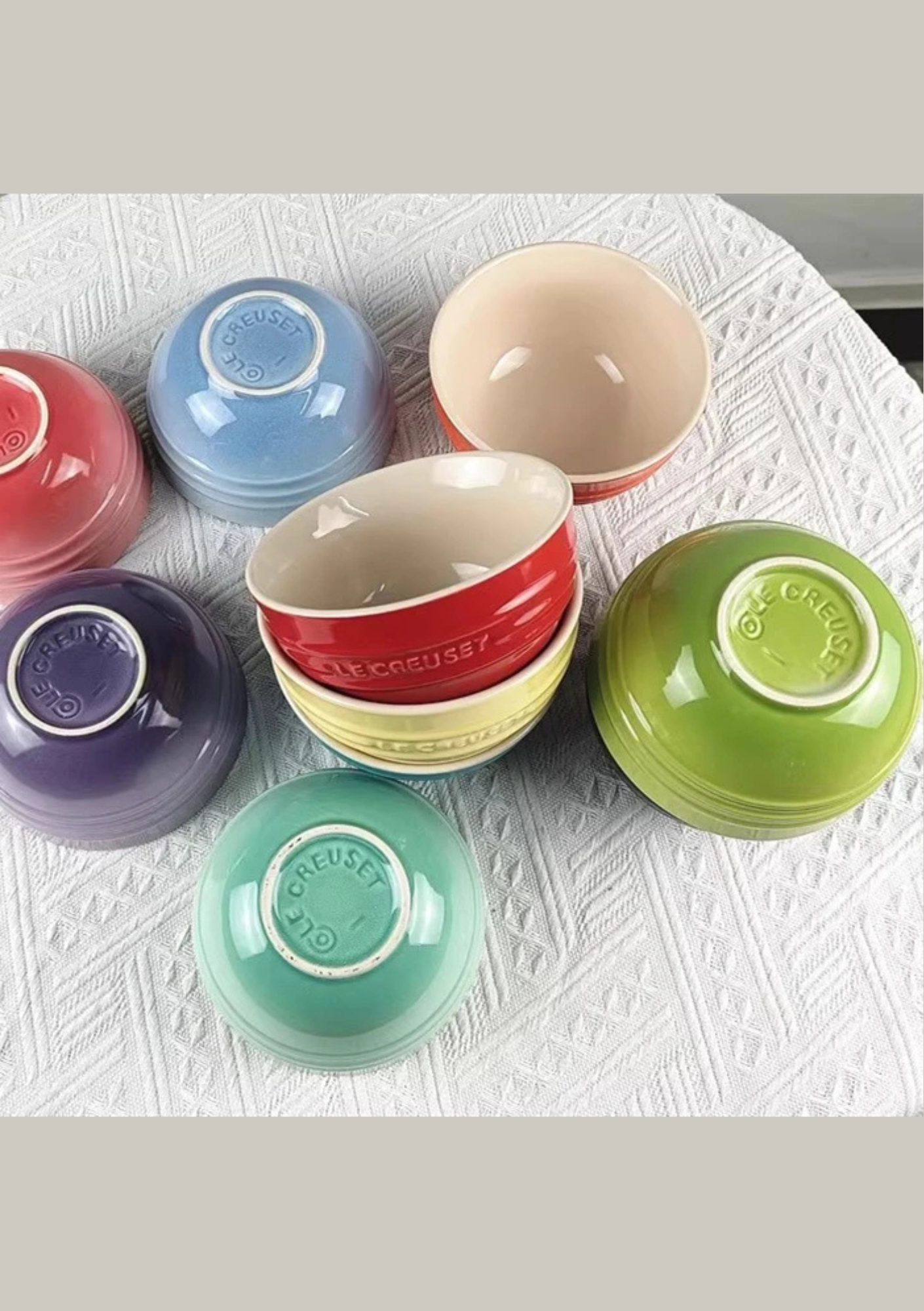 Tigela de Cerâmica Redonda Alta Qualidade para Arroz Sopas e Sobremesas