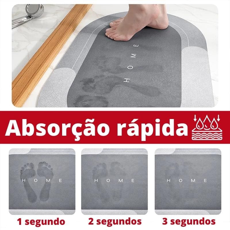 Tapete para Banheiro Antiderrapante Absorvente Premium - SpaSense AbsorbMat