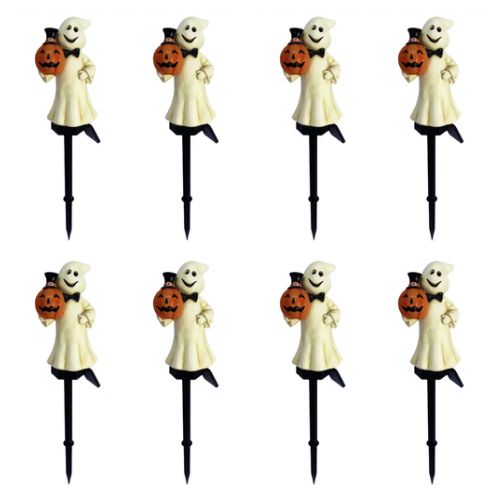 Kit Luminária Solar Abóbora Decorativa - Halloween