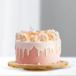 Bandeja Giratória de Madeira Multiuso