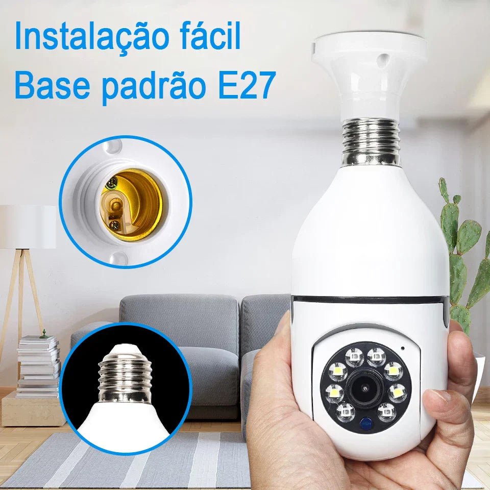 SmartCam Pro - Super Câmera inteligente de Segurança Full HD 1080P Wifi, Giro 360 com sensor de movimento e visão noturna! SUPER PROMOÇÃO!