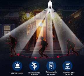 SmartCam Pro - Super Câmera inteligente de Segurança Full HD 1080P Wifi, Giro 360 com sensor de movimento e visão noturna! SUPER PROMOÇÃO!