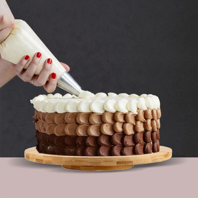 Bandeja Giratória de Madeira Multiuso