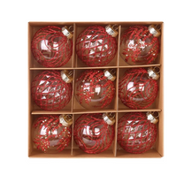 Bolas para Árvore de Natal Luxo com 9 Peças