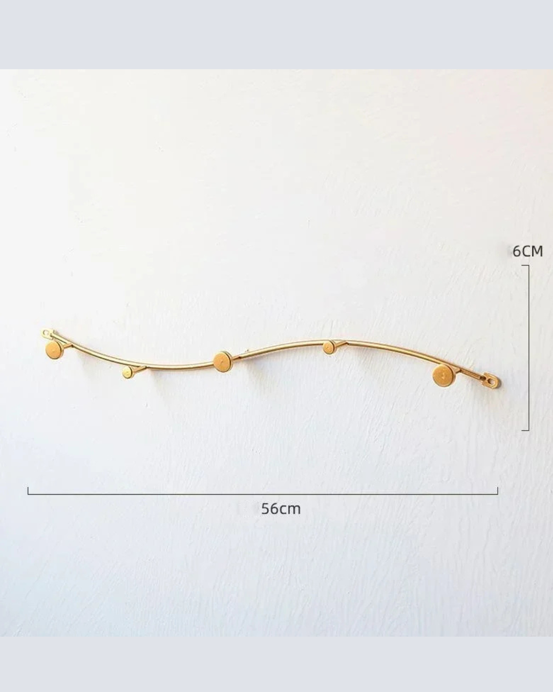 Cabide de Parede Moderno em Ferro para Entrada e Sala