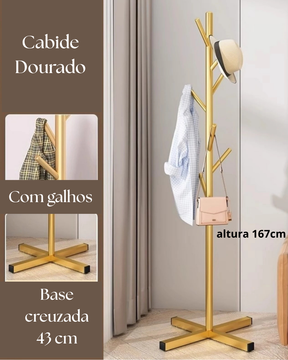 Cabide de Roupas Doméstico de Mármore Cabide de Chão Moderno