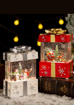 Caixa de Presente Musical de Natal