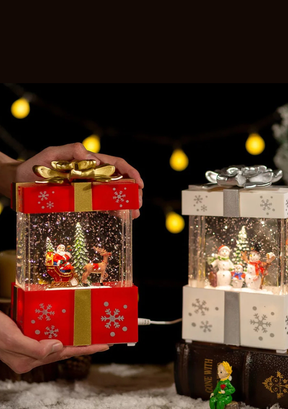 Caixa de Presente Musical de Natal