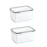 Potes Organizadores para Geladeira com Drenagem