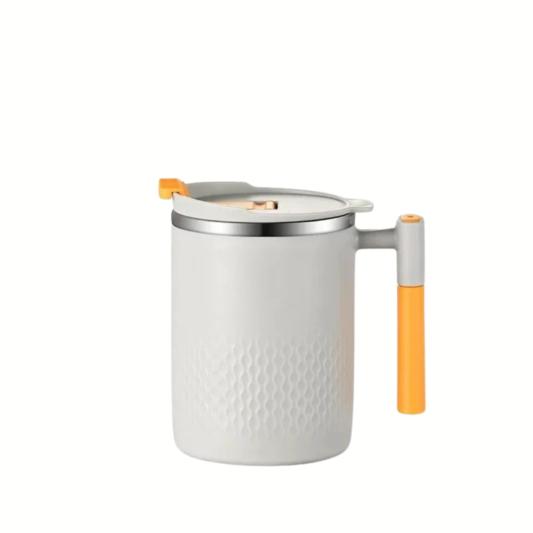 Caneca de Café de Aço Inoxidável com Tampa