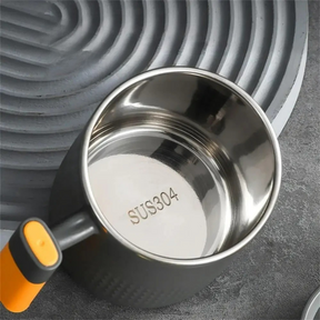 Caneca de Café de Aço Inoxidável com Tampa