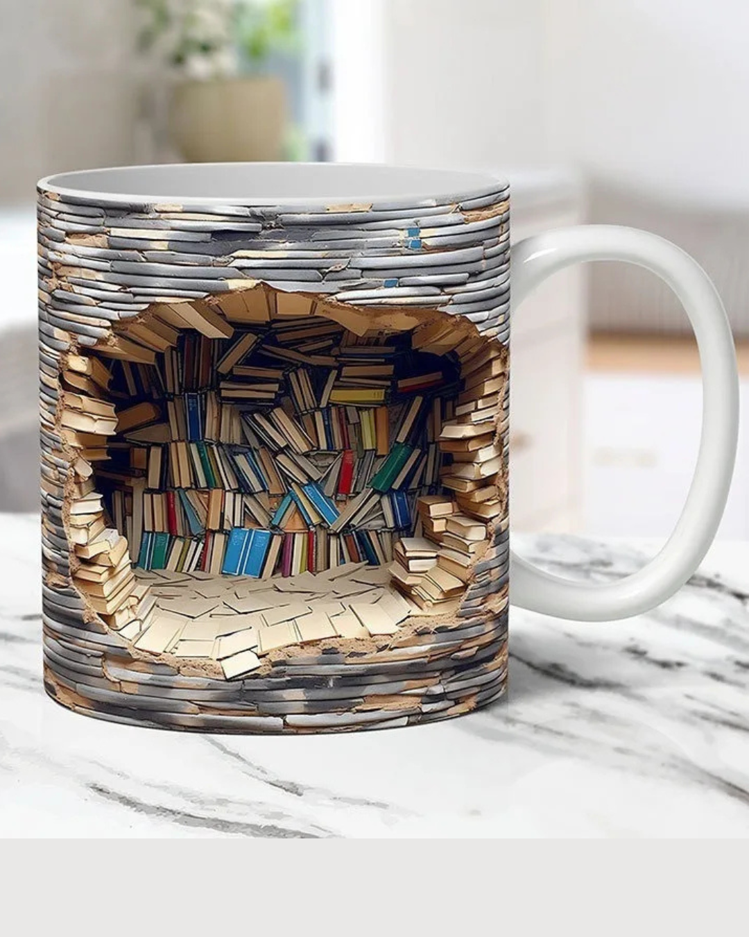 Caneca de Cerâmica 3D Criativa Caneca de Café e Chá