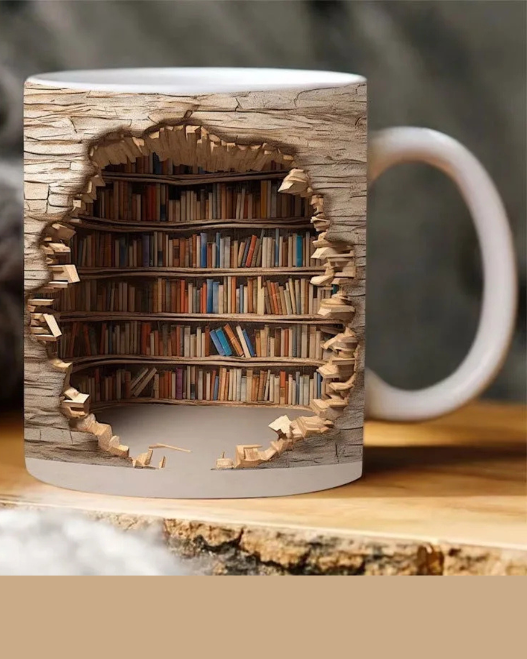 Caneca de Cerâmica 3D Criativa Caneca de Café e Chá