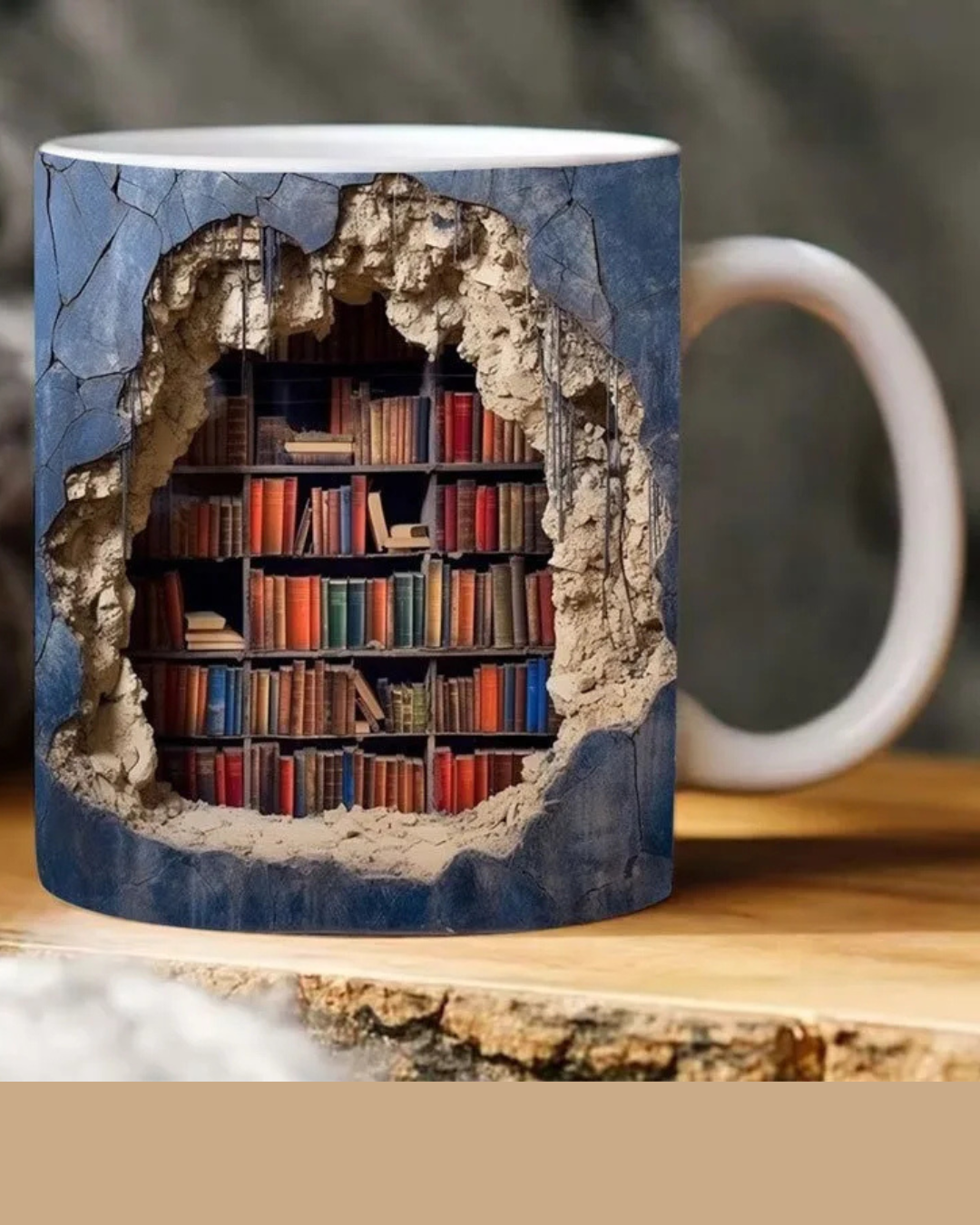 Caneca de Cerâmica 3D Criativa Caneca de Café e Chá