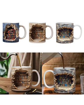 Caneca de Cerâmica 3D Criativa Caneca de Café e Chá